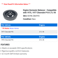 thumbnail image 2 of Engine Harmonic Balancer - Compatible with 1975, 1977 Chevy P10 5.7L V8, 2 of 2