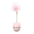 thumbnail image 2 of Interactive Cat Feather Toy, Cartoon Cat Teaser Toys Bell Design 360 Degree Rotation  for Indoor for Cats Dusty Pink,Mint Green, 2 of 8