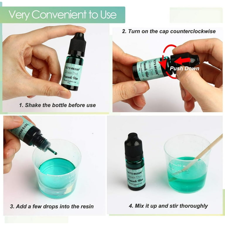 Let's Resin 16-Color Epoxy Resin Dye Set photo 4