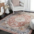 thumbnail image 2 of SAFAVIEH Jasmine Claude Oriental Area Rug, Rust/Blue, 4'5" x 6'5", 2 of 8