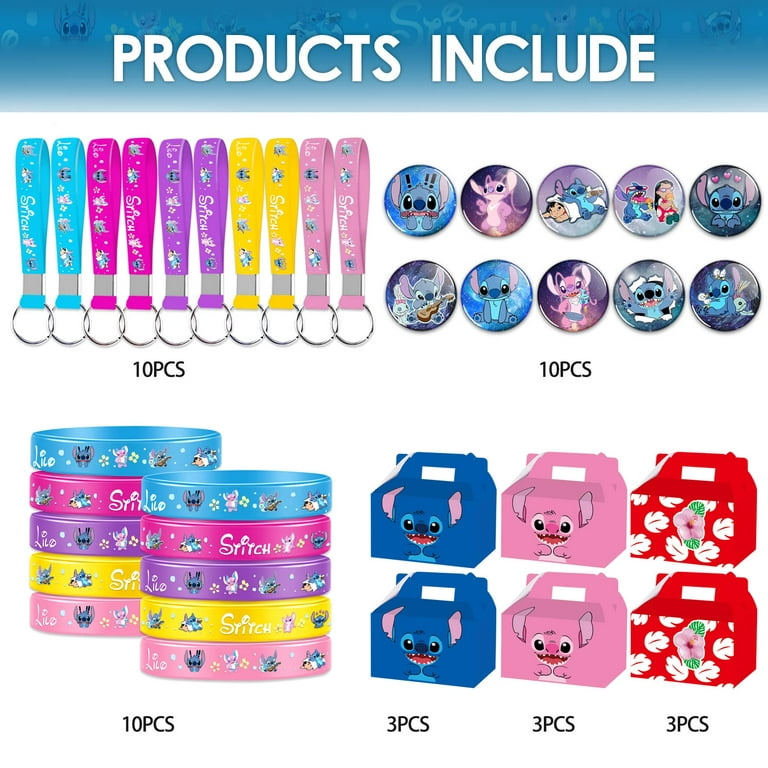 Stitch Party Favor, Lilo Birthday Party Supplies Kit Includes 10