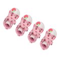 thumbnail image 1 of Zapatos para perros antideslizantes de lona transpirables, lindas botas de fresa para perros pequeños, osito de peluche, bichón, pomerania 4, 1 of 14