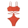 thumbnail image 1 of Wweixi Beach Sexy Swimwear For Comfortable Fit And Style Multiple Sizes Available Red M, 1 of 6