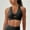 Black, variant on Women's sports vest, removable chest pad, shock-proof, quick-drying, Yoga, running, fitness, Daily leisure,XXL,Black