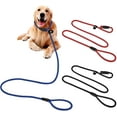 thumbnail image 2 of 3Pack Nylon Dog Slip Lead, Adjustable Loop Training Dog Leash, Dog Training Lead, Pet Leash Rope Collar Slip Lead for Small and Medium Dog (Blue,red,Black), 2 of 8