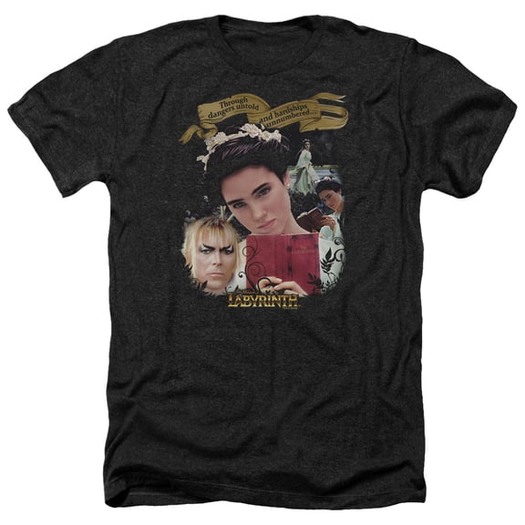 Labyrinth Dangers Untold Officially Licensed Heather Adult T Shirt