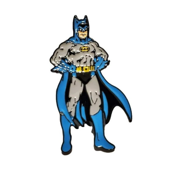 Batman Superhero Posing 1.5 Inches Tall Enamel Metal Pin