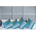 thumbnail image 2 of Ambesonne Tropical Throw Pillow Cover 4 Pack, Cruise Ship Palm Tree, 18", Turquoise Green, 2 of 7