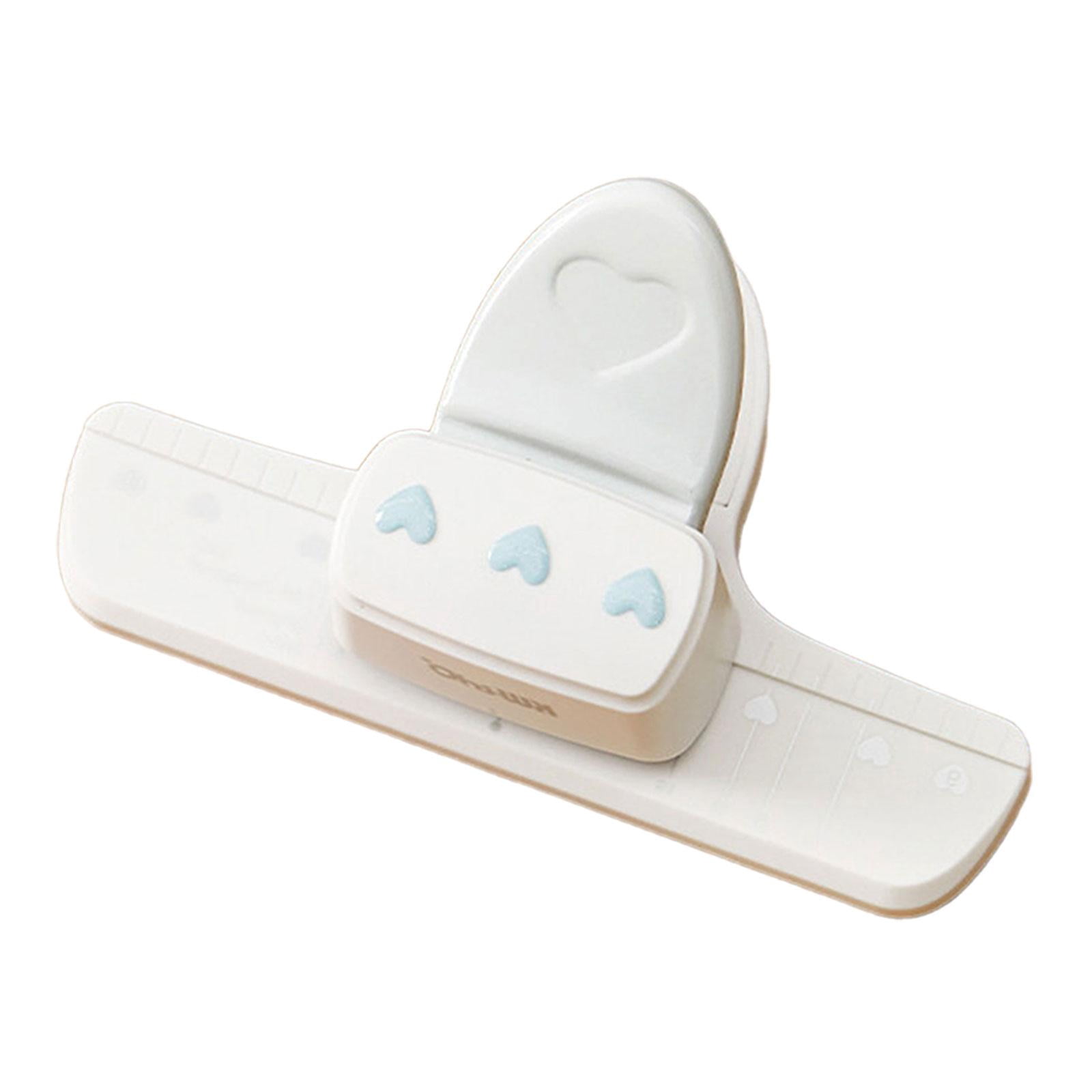 FVDPWYE Creative Border Punch DIY Hole Puncher Embosser for Greeting Cards Cardboard White