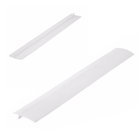 KALLORY 1Pcs Stove Counter Gap Cover Worktop Edging Strip Silicone Material for Gas Stove Maintenance 25.3in Long