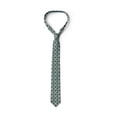 thumbnail image 3 of Abstract Necktie, Vintage Influenced Motifs, Dress Tie, 3.7", Petrol Blue Beige, by Ambesonne, 3 of 3
