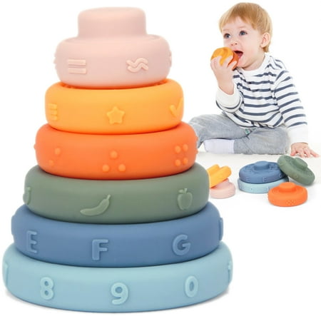 

Stacking Toys for Toddlers 1-3 Baby Girl Toys 12-18 Months Baby Toys 0-6 Months Best One Year Old Boy Gift