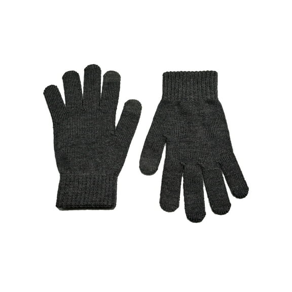 George Men's Knit Touch Glove,Charcoal Grey Heather