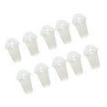 thumbnail image 1 of JUNWELL 100 Clear Plastic Disposable Cups with Dome Lids for Drinks and Milk Tea, 1 of 10