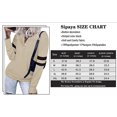 thumbnail image 5 of Womens Casual Sweatshirts Color Block Long Sleeve Sweaters Buttons Henley, 5 of 5