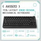 thumbnail image 2 of Teclado mecánico para juegos A.JAZZ AK820, intercambiable en caliente, negro, 2 of 8