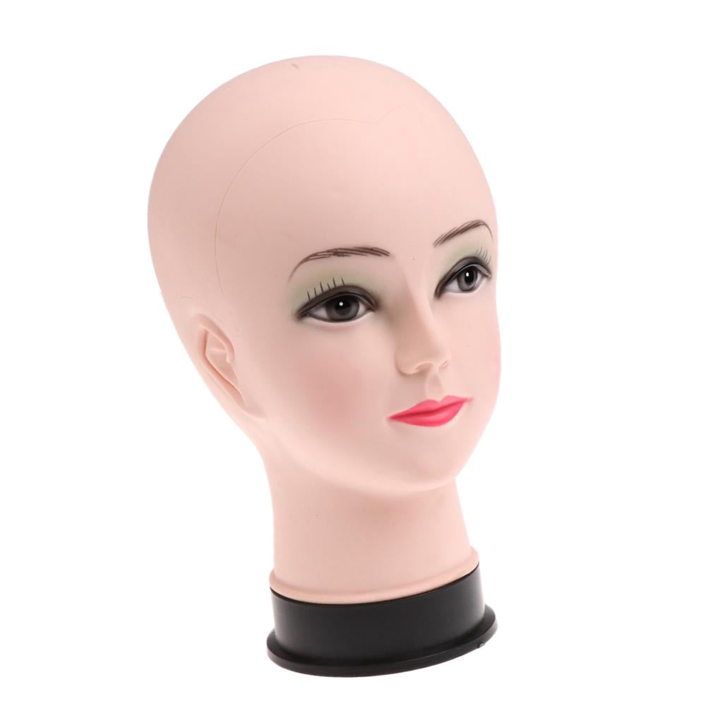 Dualoai Professional Female Cosmetology Mannequin Manikin Head Eyelashes Makeup Massage