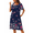 Colorful Butterfly, variant on Oudiya House Dress for Women with Pockets Moomoo Dresses Short Sleeve Mumu Nightgown Button Down Sleepwear, S-3XL