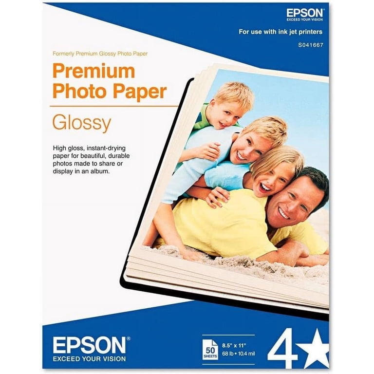 Epson, Premium Photo Paper Letter, 11.4