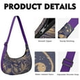 thumbnail image 2 of Women’s Paisley Shoulder Bag – Bohemian Vintage Ethnic Floral Geometric Crossbody Purse with Colorful Artistic Design, Lightweight Water-Resistant Travel Tote, 2 of 4