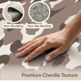 thumbnail image 6 of ODIKA 8'x10' Washable Area Rug Cow Patches Fake That Feel Placemats Mini Table Print Spotted Playful Expressive for Dining Room, Large Office, Lounge, Non-Slip Chair-Friendly Mat, 6 of 7