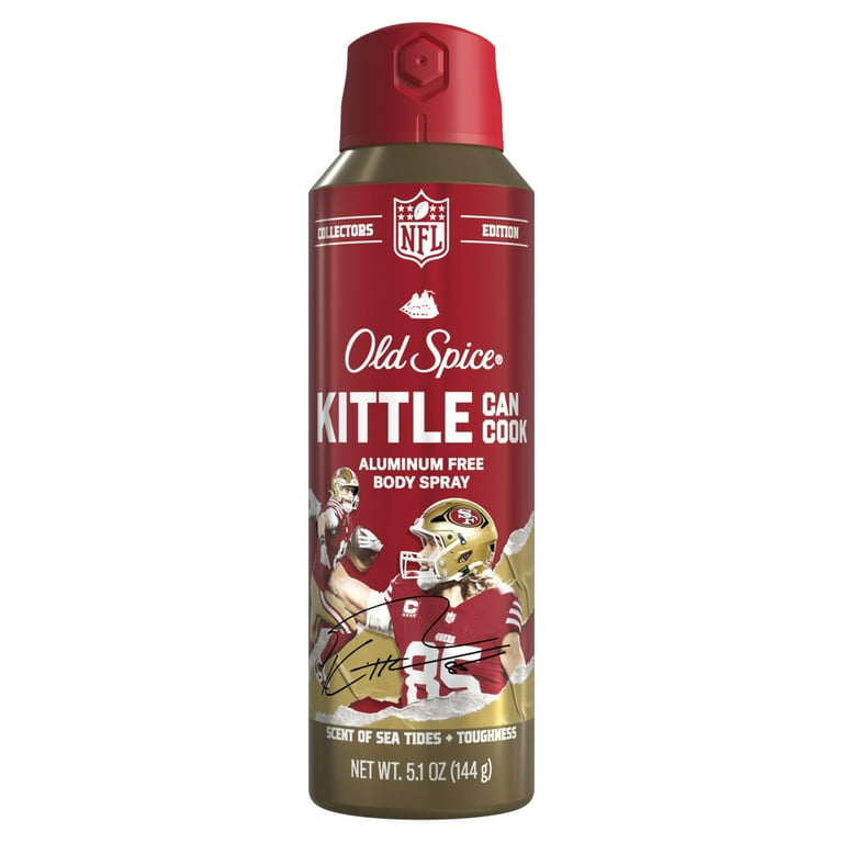 Old Spice Men's Aluminum Free Deodorant Body Spray, NFL Collection