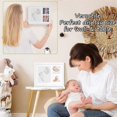 thumbnail image 5 of Baby Hand and Footprint Makers Kit, Keepsake Frame for Newborn Boys & Girls Baby - Baby Registry New Mom Baby Shower Reveal Gift, Boy or Girl Nursery, 5 of 5