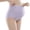 Blue, variant on Women's Plus Size High Waist Maternity Underwear Cotton Breathable Pregnancy Panties with Adjustable Waistband Belly Support for Third Trimester,L