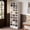 White, variant on Fnova 71" Storage Shelf, Modern Freestanding Wooden Bookshelf, 30-Cubby Shoe Cabinet With 8 Adjustable Shelves, Large Open Bookcase Display Organizer for Living Room, Bedroom, Home Office, White