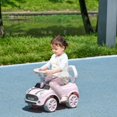 thumbnail image 2 of Auto para Niños Qaba para Empujar con Bocina, Volante, Rosa, 2 of 9