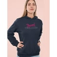 thumbnail image 2 of Dis Feelings Quote Hoodie Women -Image by Shutterstock, Female Medium, 2 of 4