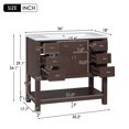 thumbnail image 7 of EUROCO 36" Bathroom Vanity with Top Sink, Modern Bathroom Storage Cabinet with 2 Soft Closing Doors and 6 Drawers, Single Sink Bathroom Vanity, 7 of 7