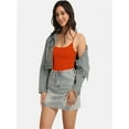 thumbnail image 3 of Women's Scoop Neck Cami Crop Tops Strap Camisole Tank Shirt Cami Cropped Tops, 3 of 4