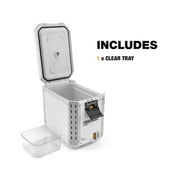ToughBuilt StackTech Compact Cooler, Stackable 16 Quart Hard Shell Ice Chest, White