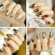 thumbnail image 2 of Oro Metálico Resina Uñas Falsas Patch Clavo Accesorios de Herramientas de Belleza, 2 of 9