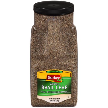 Durkee® Whole Basil Leaf 26 oz. Jug
