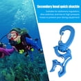 thumbnail image 3 of Diving Hose Holder Clip with Snap Hook Heavy Duty Diving Double BCD Hose Regulator Retainer Buckle Clamp Dive Snorkeling Accessories, 3 of 6