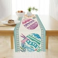 thumbnail image 5 of Easter Table Flag Holiday Bunny Egg Little Printed Vintage Easter Decor Tablecloth Easter Home Decorations Hot Pink, 5 of 7