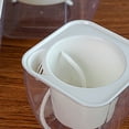 thumbnail image 2 of Worgeous  Clear Decorative Planter Self Watering Pot Indoor Pots White, 2 of 8