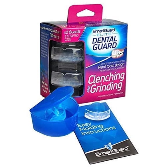 SmartGuard Elite BPA-Free Custom-Fit At-Home Dental Guard, Includes Hygiene Case