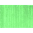 thumbnail image 1 of Ahgly Company Indoor Rectangle Solid Emerald Green Modern Area Rugs, 3' x 5', 1 of 4