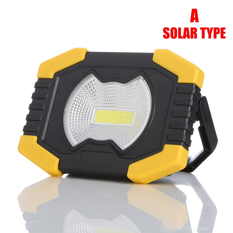 100000LM Solar Energy LED Work Light Flashlight Camping Lamp USB Rechargeable 