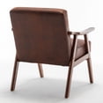 thumbnail image 2 of Wood Frame Microfiber Chair / Fit Seamlessly into Any Room, 2 of 6