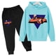 thumbnail image 2 of Abrigo para niños, ropa encantadora, mercancía A4, sudadera con capucha de marca, ropa deportiva, ropa para niñas y niños, pantalón superior, conjunto de moda informal de 2 a 13 años, 2 of 5