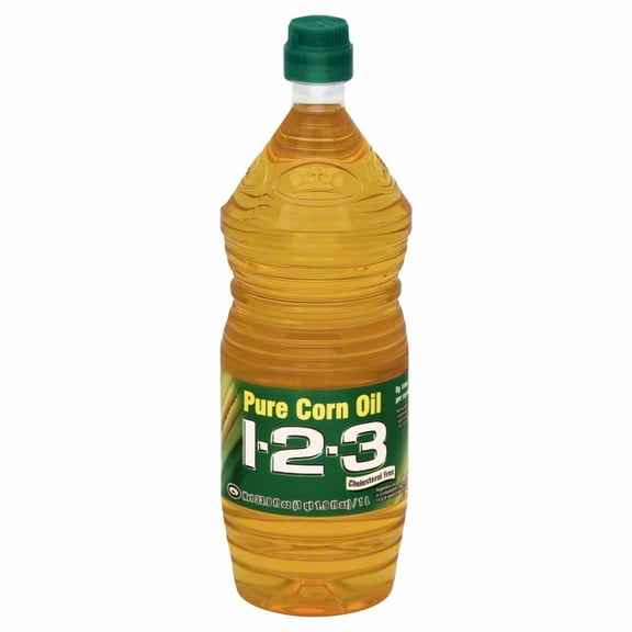 1-2-3 Pure Corn Oil, 33.8 fl oz