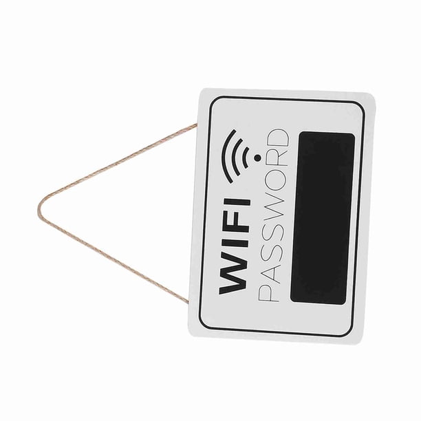 Señal De Contraseña WiFi De Colgantes De Pared Vintage, Señalización De Visualización De Contraseña, Para La Oficina De La Oficina Del Restaurante De Café
