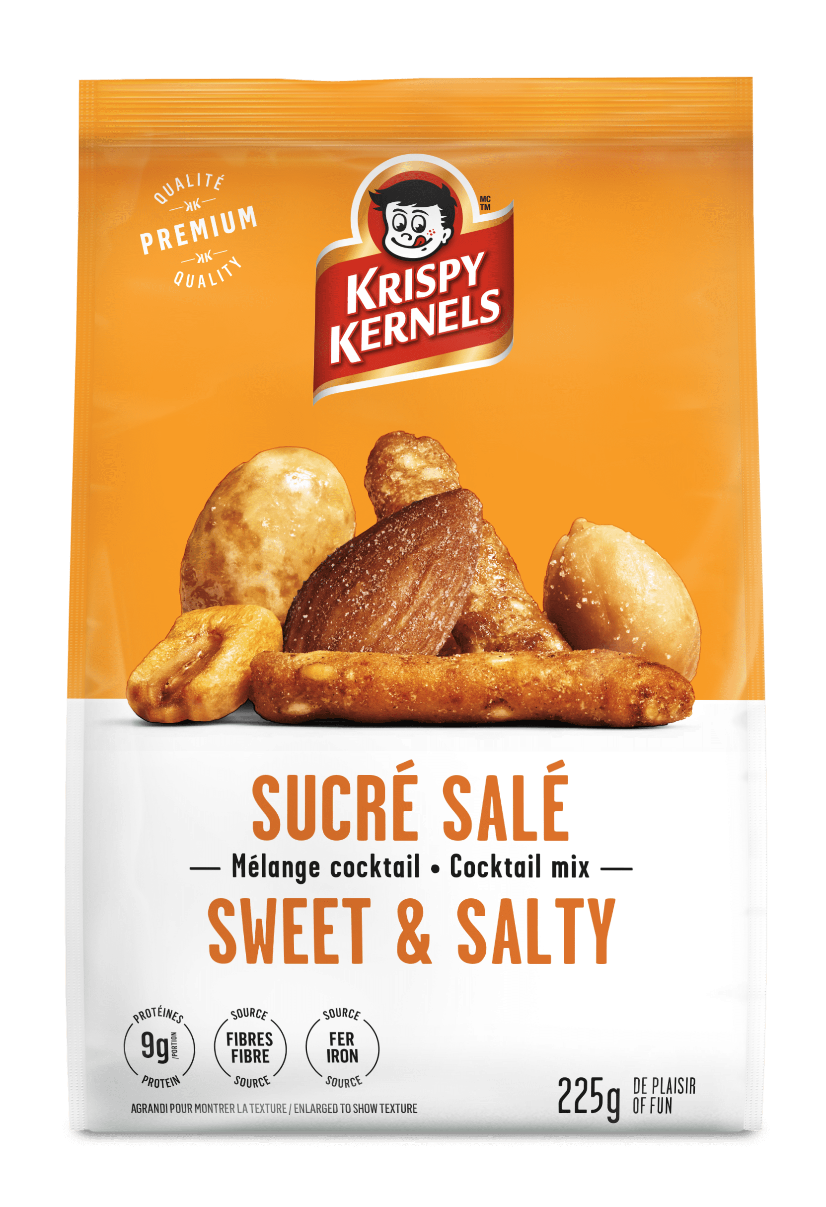 Krispy Kernels Sweet & salty cocktail mix 225g