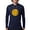 Navy, variant on - Sigma Chi Grand Seal Color Long Sleeve T Shirt - Mens Hooded Shirt
