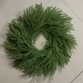 thumbnail image 3 of Artificial Norfolk Wreath For Front Door Wall Window, Handmade With 50 Branches And Pvc Material, Realistic Green Leaves Resistant To Wind Rain Sun Fade For Indoor, 3 of 8