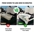 thumbnail image 4 of Golf Cart Seat Covers for 2 Seater,Farmhouse Flower Microfiber Cart Seat Towel Blanket,Country Bird Plant Spring Summer Absorbent Breathable Non Slip Bench Seats Protector for Golf Course 51"x31", 4 of 9